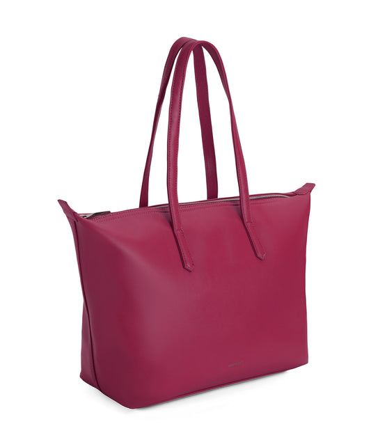 ABBI Vegan Tote Bag - Loom | Color: Pink - variant::tulip