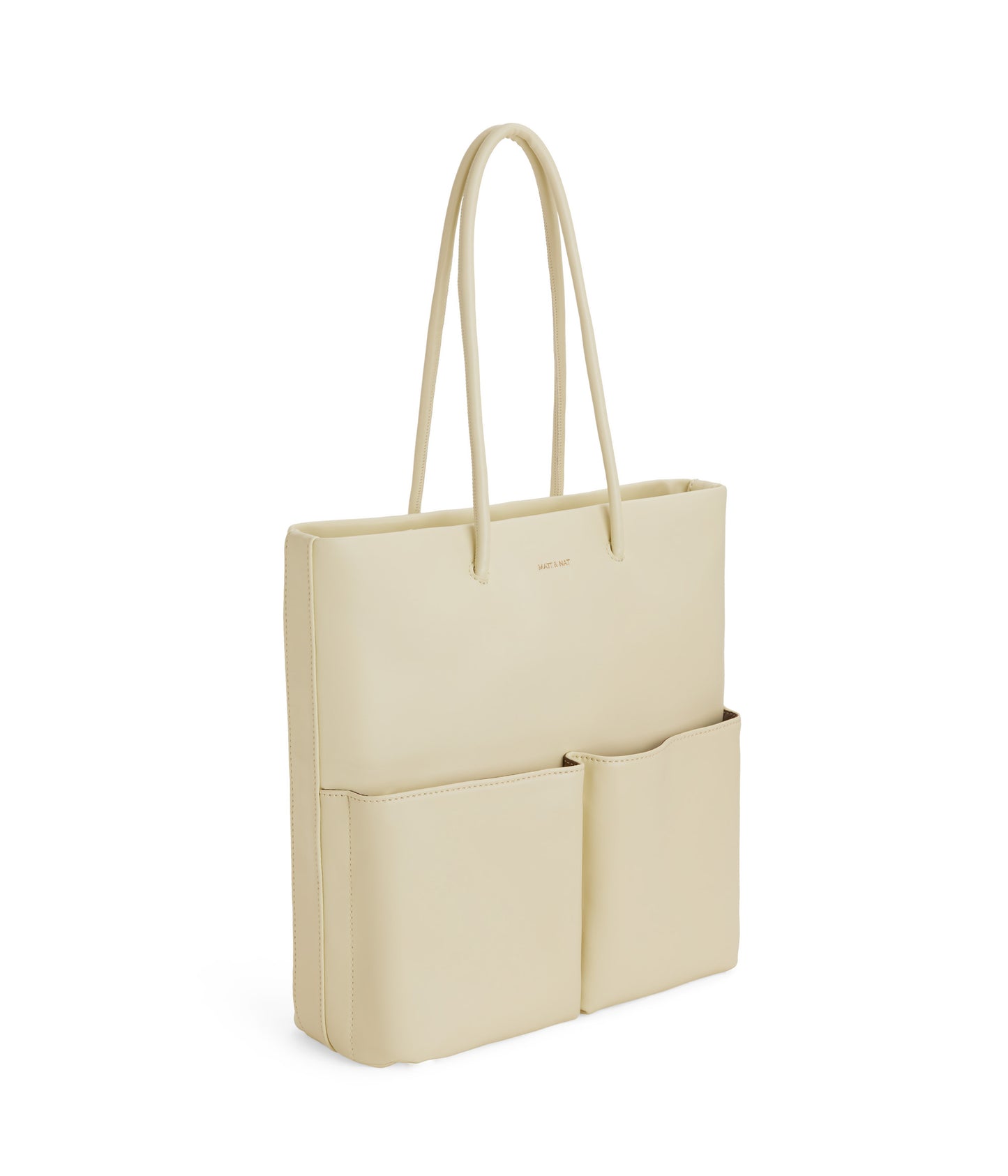 BERTA Vegan Tote Bag - Loom | Color: White - variant::tapioca