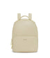 CAROSM Small Vegan Backpack - Loom | Color: White - variant::tapioca