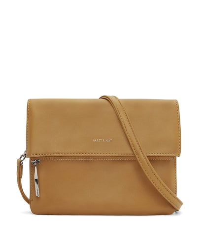 HILEY Vegan Crossbody Bag - Loom | Color: Tan - variant::harvest