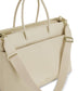 LILET Vegan Diaper Bag - Loom | Color: White - variant::tapioca