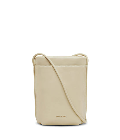 MILLE Vegan Crossbody Bag - Loom | Color: White - variant::tapioca