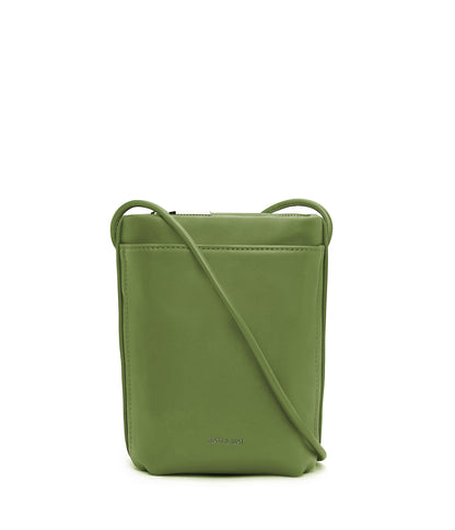 MILLE Vegan Crossbody Bag - Loom | Color: Green - variant::parrot