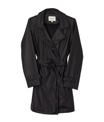 NORA Women’s Waterproof Trench Coat | Color: Black - variant::black