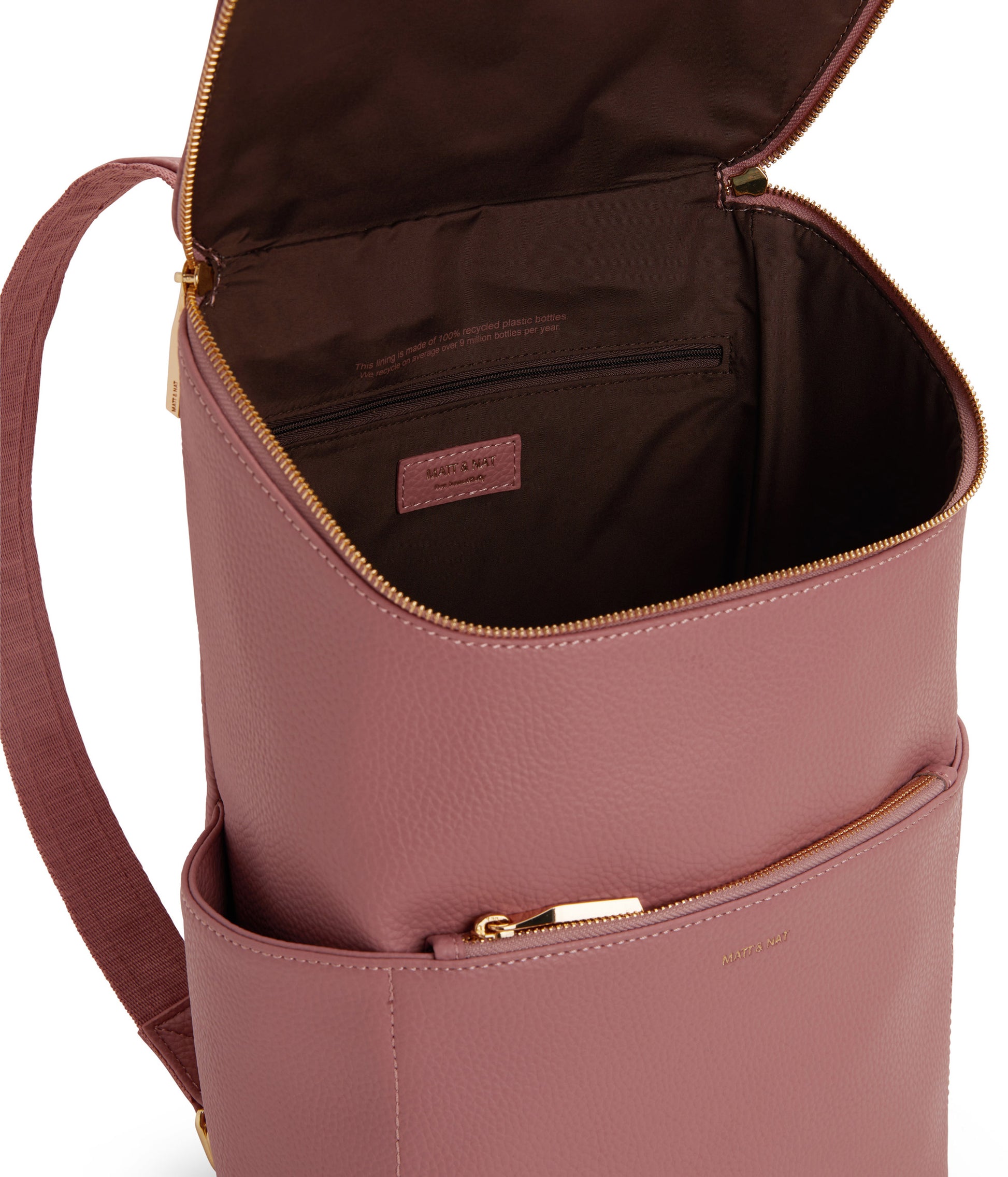 BRAVE MICRO Vegan Crossbody Bag - Purity | Color: Pink - variant::rose