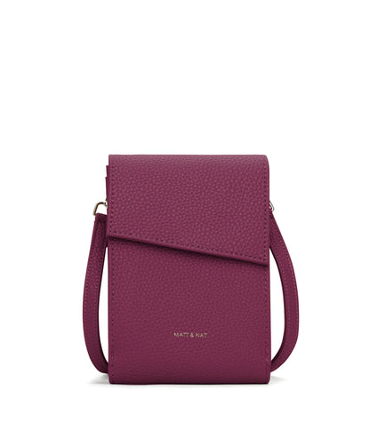 MET Vegan Crossbody Wallet - Purity | Color: Pink - variant::tarte