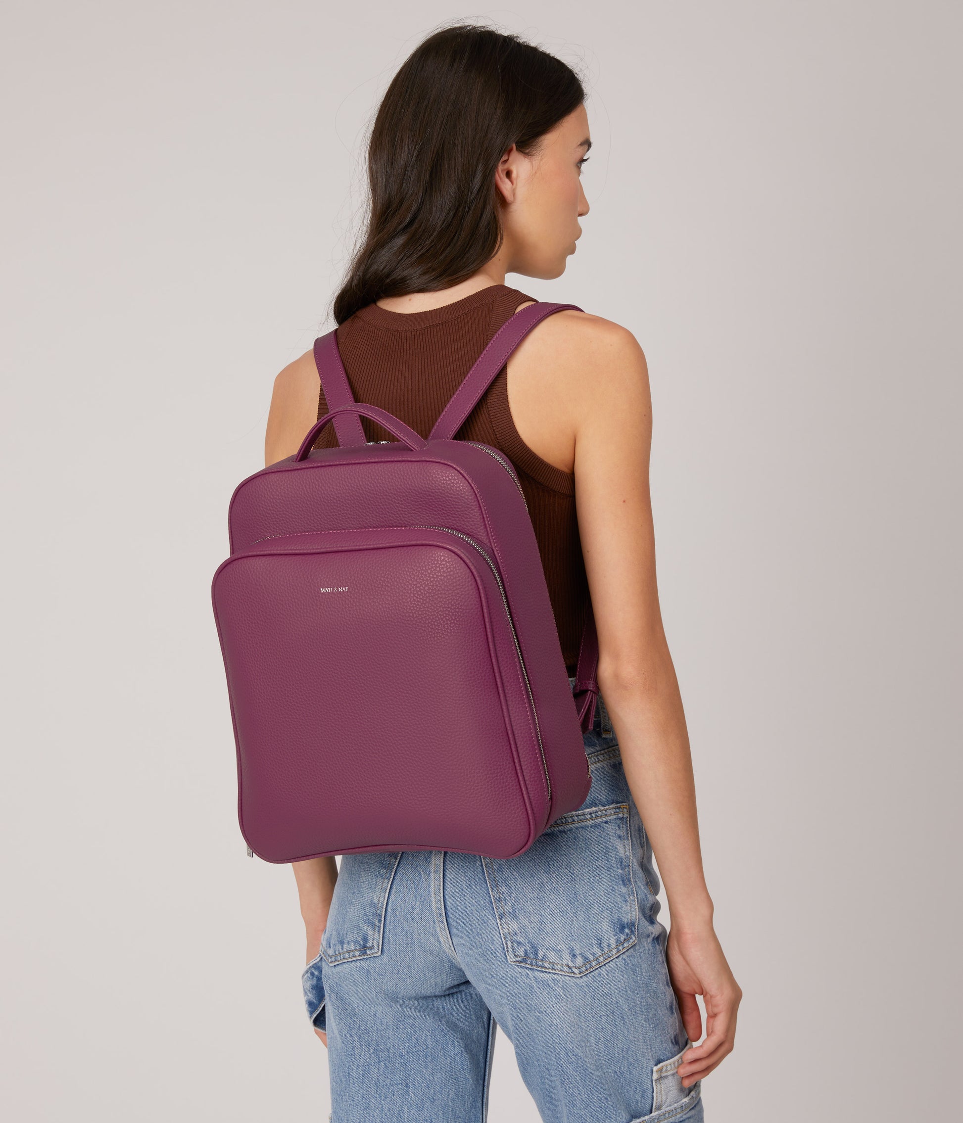 NAVA Vegan Backpack - Purity | Color: Pink - variant::rose