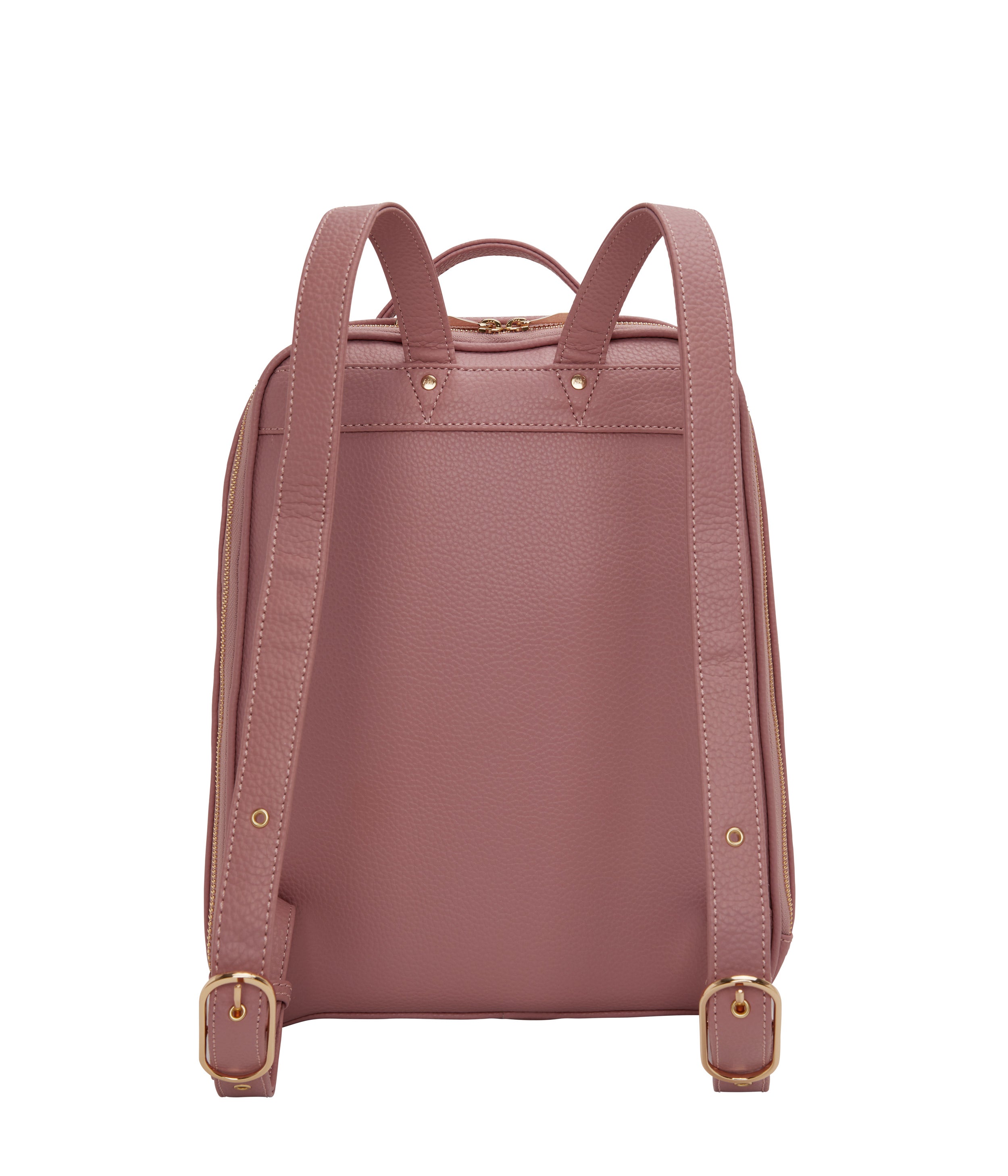 Matt and Nat Mumbai Small Backpack Purity Collection Dusty Rose Color NAVA Vegan Backpack - Purity | Matt & Nat Canada main image 4
