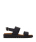 ASHAI Vegan Sandals | Color: Black - variant::black