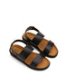 ASHAI Vegan Sandals | Color: Black - variant::black