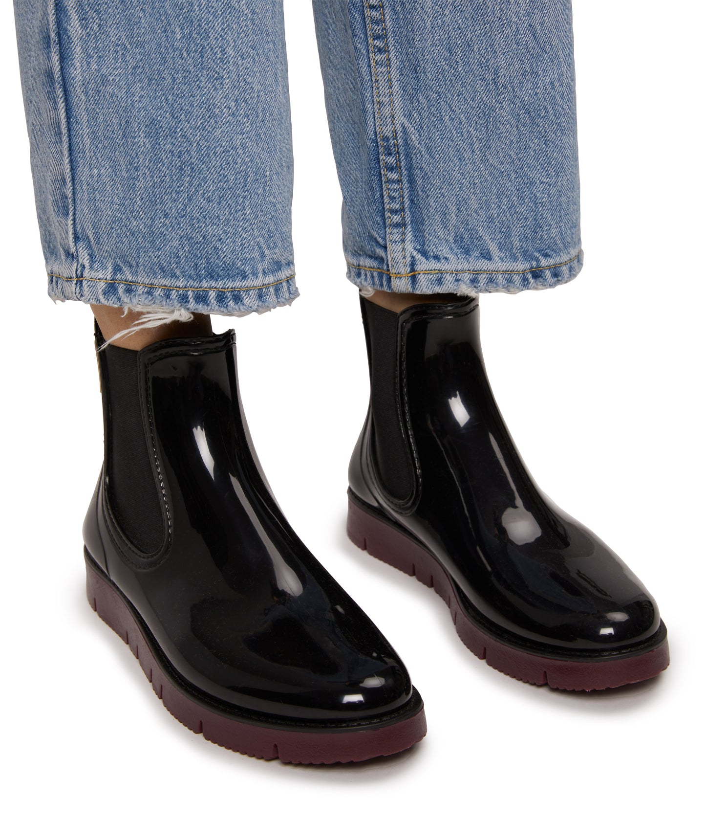 CHELZ Vegan Rain Boots | Color: Black - variant::blkblk