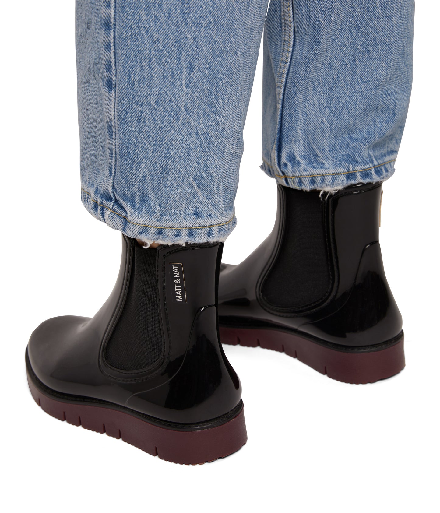 CHELZ Vegan Rain Boots | Color: Black - variant::black