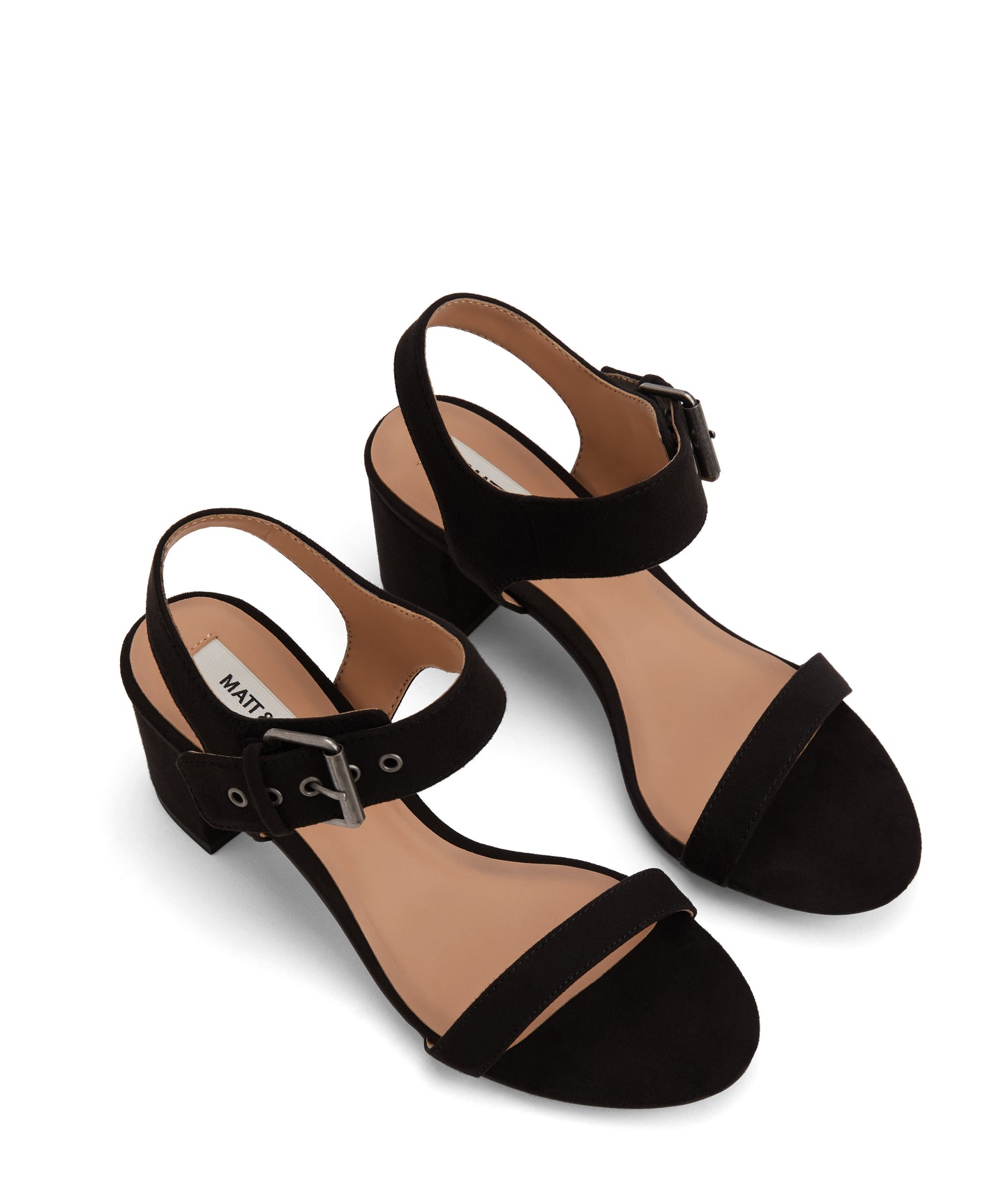 ELYSA Women's Vegan High Heel Sandals | Color: Black - variant::blksue
