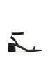 FIOR Women's Vegan Block Heel Sandals | Color: Black - variant::black