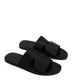 LEVOS Men's Vegan Slip On Sandals | Color: Black - variant::black