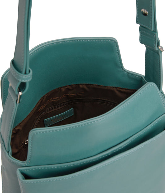 LORO Vegan Shoulder Bag - Vintage | Color: Blue - variant::oasis