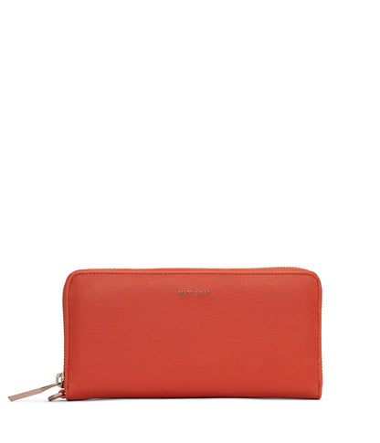 ELM Vegan Continental Wallet - Vintage | Color: Red - variant::cardinal