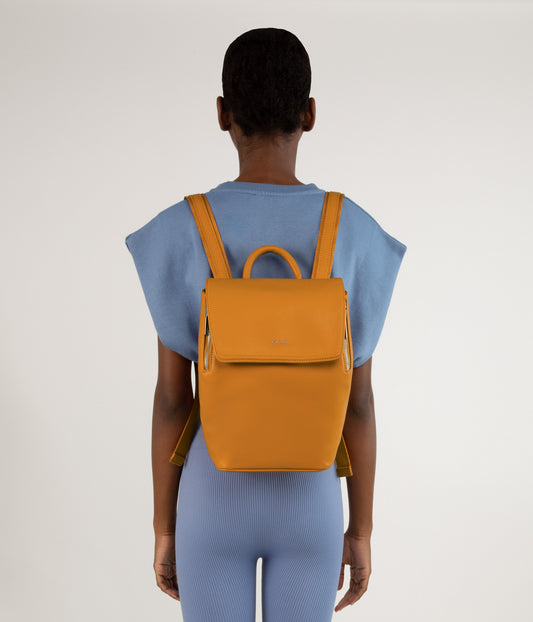 FABIMINI Vegan Backpack - Arbor | Color: Yellow - variant::marigold