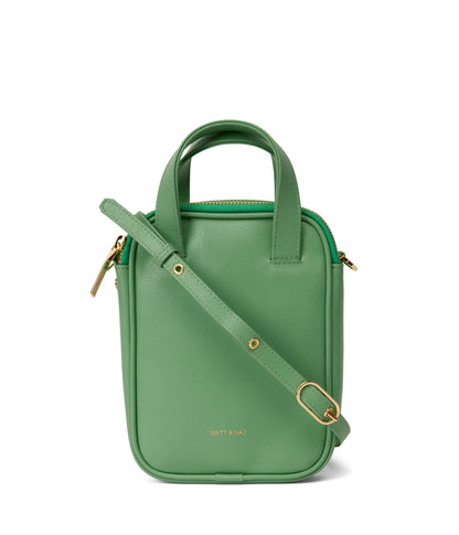 LEAP Vegan Crossbody Bag - Arbor | Color: Green - variant::pistachio