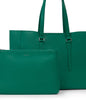 EMEL Vegan Tote Bag - Arbor | Color: Green - variant::peacock