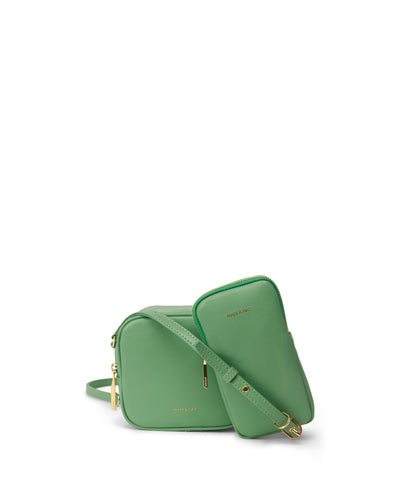 SWAE Vegan Crossbody Bag - Arbor | Color: Green - variant::pistachio