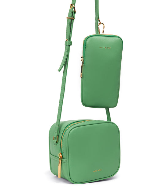 SWAE Vegan Crossbody Bag - Arbor | Color: Green - variant::pistachio