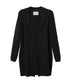 PARKES Women’s Open Front Cardigan | Color: Black - variant::black