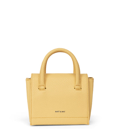 ADEL MICRO Vegan Satchel - Purity | Color: Yellow - variant::zest