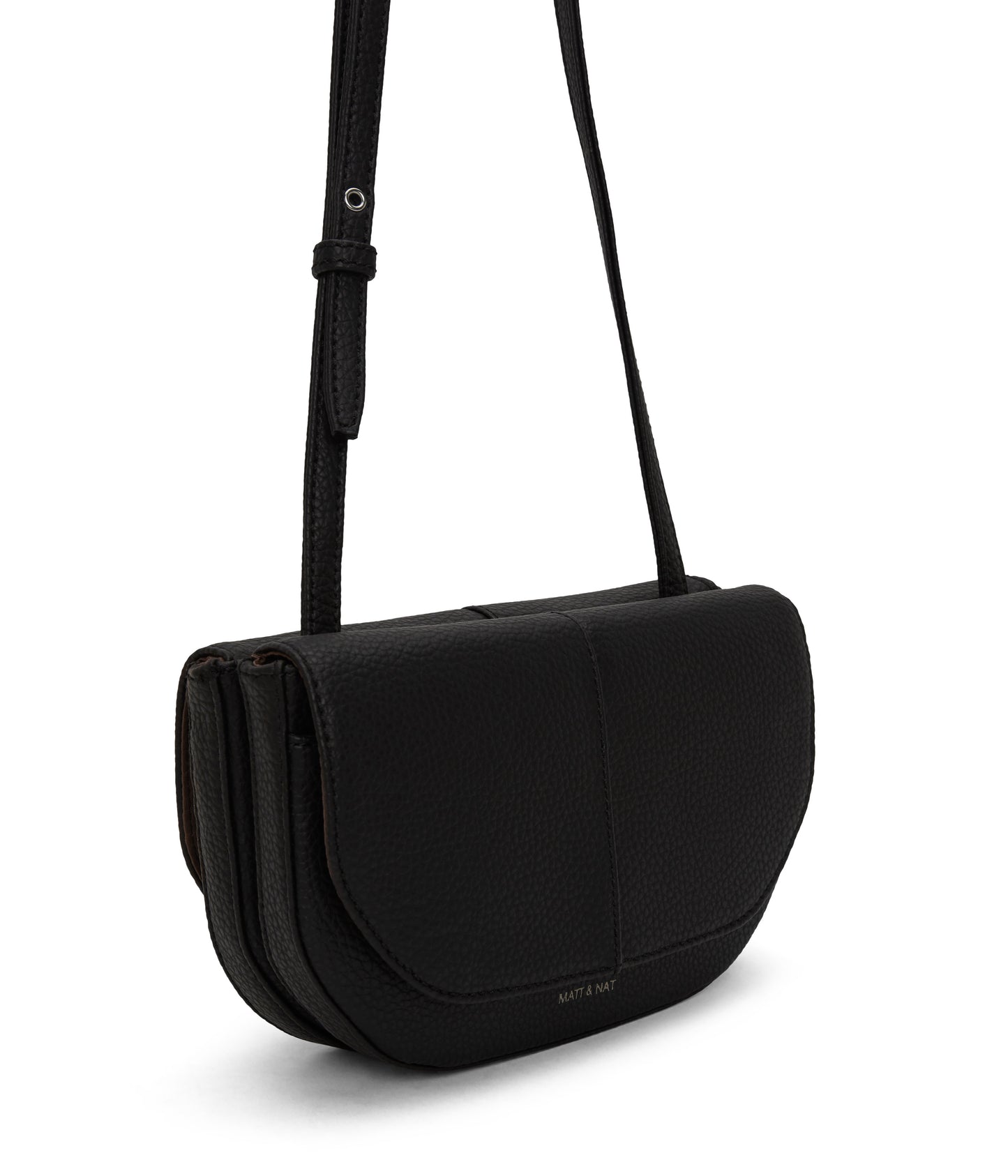 BUDA Vegan Crossbody Bag - Purity | Color: Black - variant::black