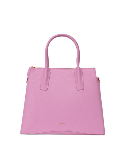 NEVADA Vegan Satchel - Purity | Color: Pink - variant::flora