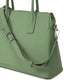 NEVADA Vegan Satchel - Purity | Color: Green - variant::herb