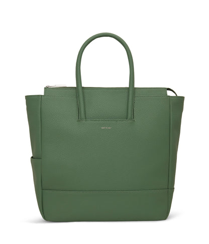 PERCIO Vegan Diaper Bag - Purity | Color: Green - variant::herb