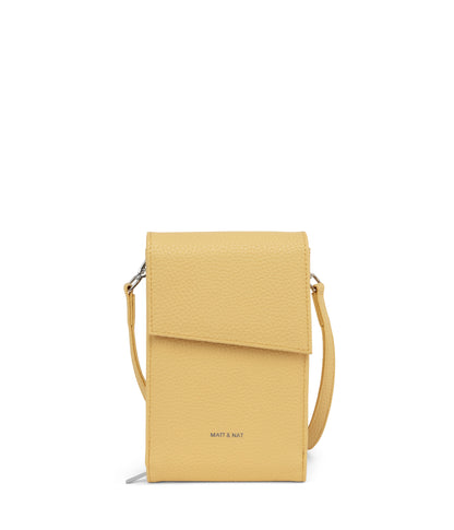 MET Vegan Crossbody Wallet - Purity | Color: Yellow - variant::zest