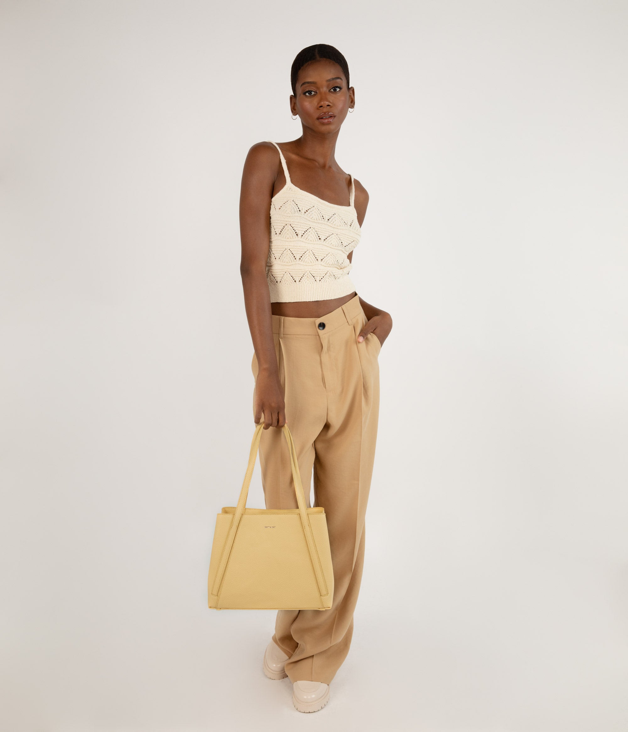 ZOEY Vegan Tote Bag- Purity | Matt & Nat Canada