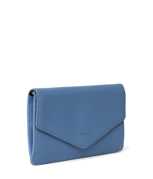 CLOE Vegan Wristlet Wallet - Purity | Color: Blue - variant::coast