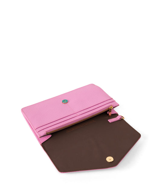 CLOE Vegan Wristlet Wallet - Purity | Color: Pink - variant::flora