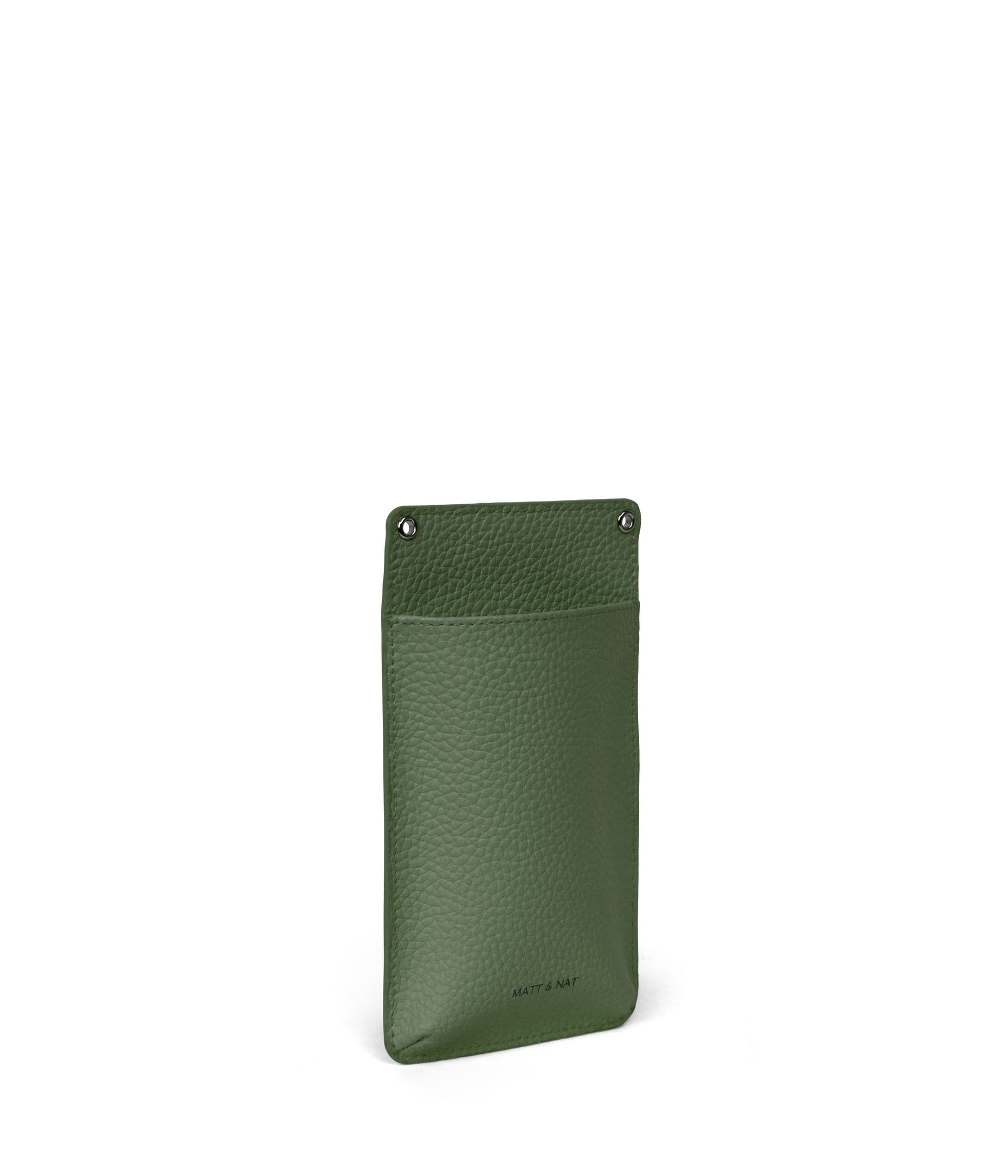 CUE Vegan Crossbody Phone Bag - Purity | Color: Green - variant::herb