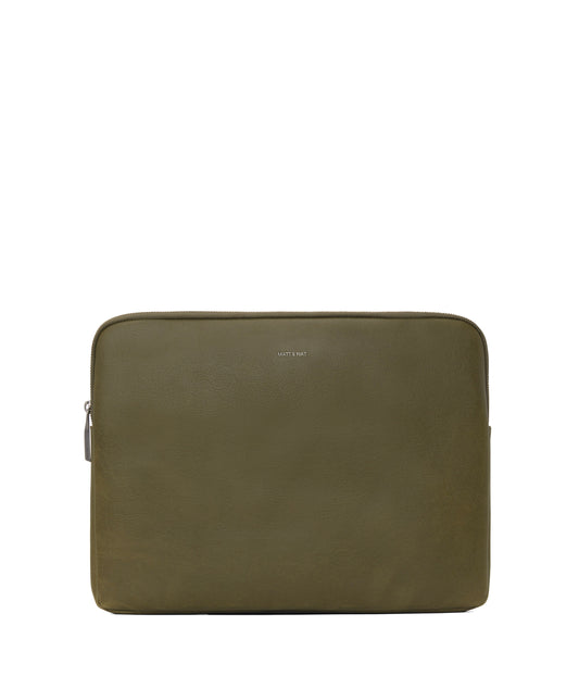 OFIN 15 Inch Vegan Laptop Case - Vintage | Color: Green - variant::olive
