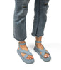 NOYA Women's Vegan Sandals With Straps | Color: Black - variant::black
