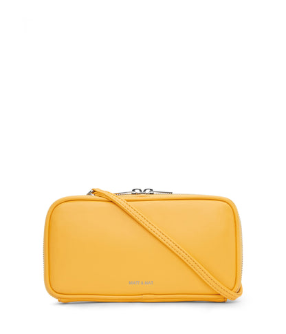 OLIV Vegan Crossbody Wallet - Sol | Color: Yellow - variant::citrine