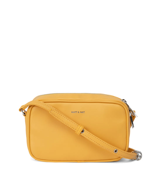 CAS Vegan Crossbody Bag - Sol | Color: Yellow - variant::citrine
