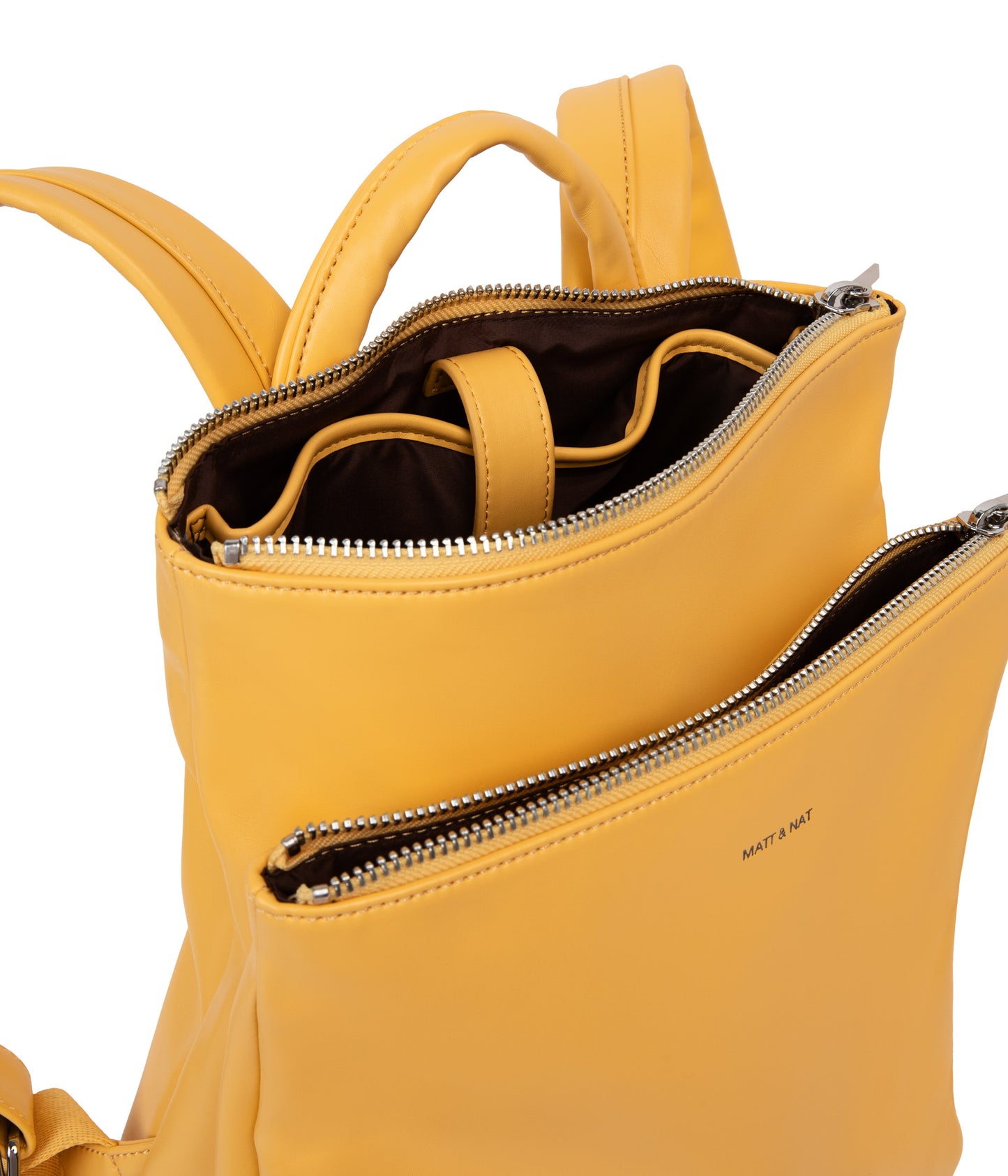 NARA Vegan Backpack - Sol | Color: Yellow - variant::citrine