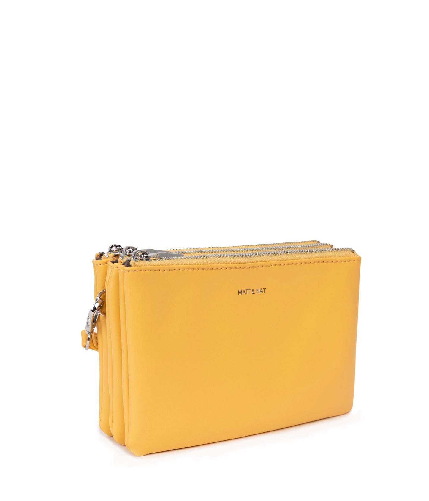 TRIPLET Vegan Crossbody Bag - Sol | Color: Yellow - variant::citrine