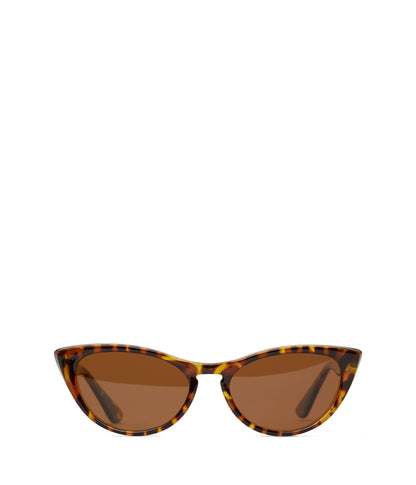 AMARA Brown Cat-Eye Sunglasses | Color: Brown - variant::brown