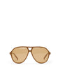 ELLIS Brown Aviator Sunglasses | Color: Brown - variant::brown