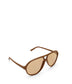 ELLIS Brown Aviator Sunglasses | Color: Brown - variant::brown