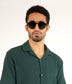 LIN Black Aviator Sunglasses | Color: Black - variant::smoke