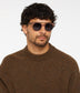 MOSS Brown Aviator Sunglasses | Color: Brown - variant::brown