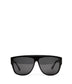 AYA Retro Squared Sunglasses | Color: Black - variant::black