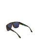 AYA Retro Squared Sunglasses | Color: Black & White - variant::print